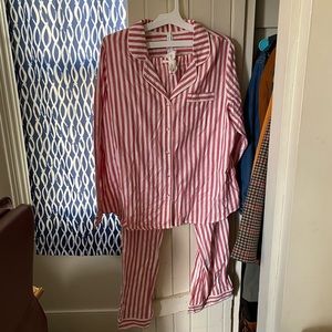 NWT striped pajama set